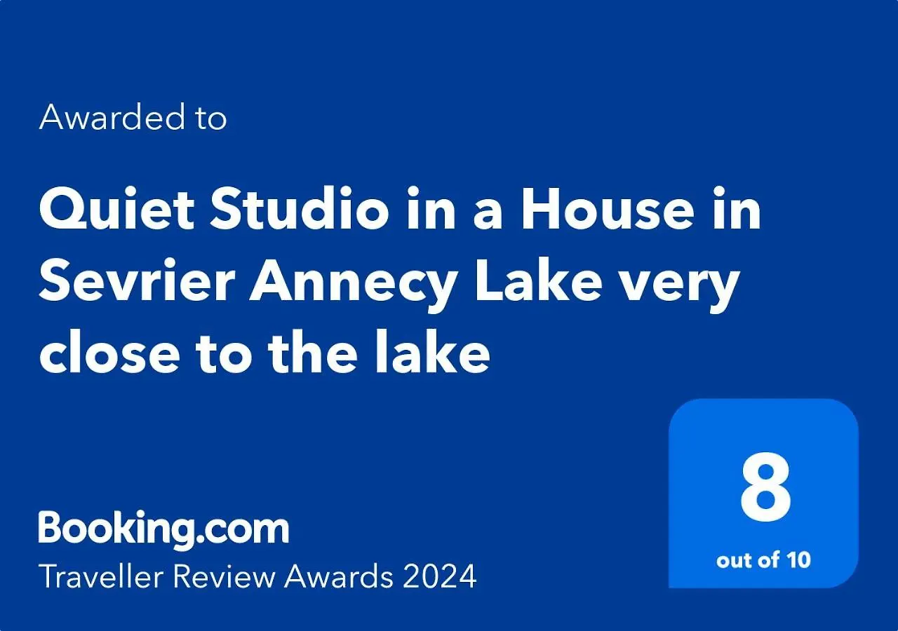 Quiet Studio In A House In Sevrier Annecy Lake Very Close To The Lake 2*,  Franciaország